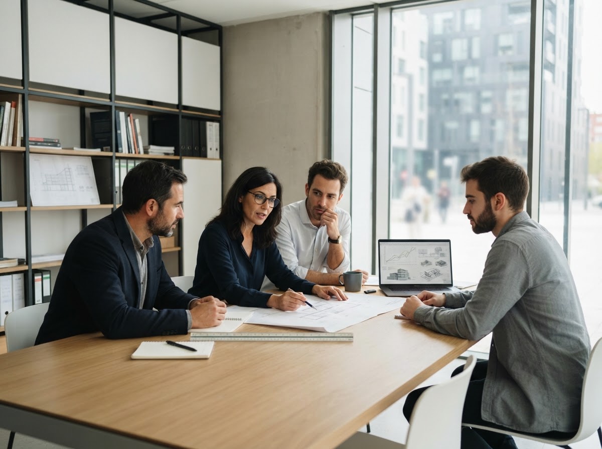 Firme Reditaje equipo trabajando en el desarrollo de modelos de análisis de riesgo